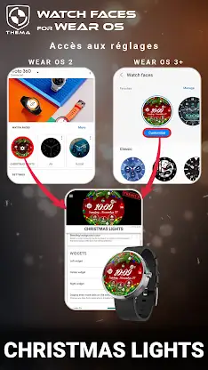 Christmas Lights Watch Face screenshot 7