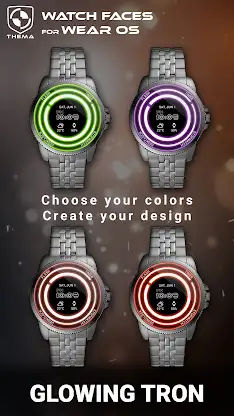 Glowing ElecTRONic Watch Face screenshot 2