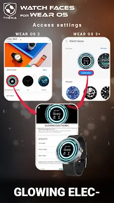 Glowing ElecTRONic Watch Face screenshot 7