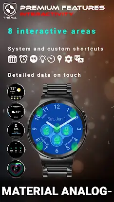 Material Analogic Watch Face screenshot 3
