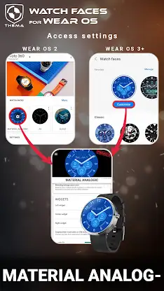 Material Analogic Watch Face screenshot 7