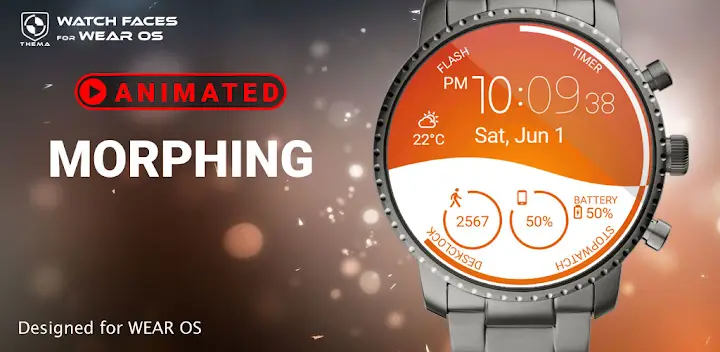 Morphing Watch Face — Android app banner