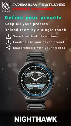 NightHawk Watch Face screenshot 5