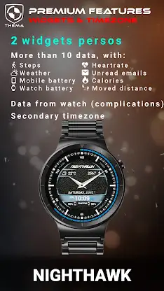 NightHawk Watch Face screenshot 4