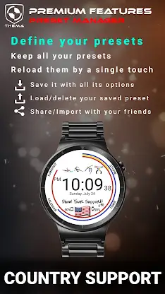 Country Support Watch Face screenshot 4