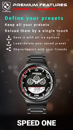 Speed One Watch Face screenshot 5