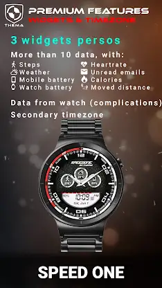 Speed One Watch Face screenshot 4