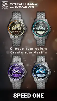 Speed One Watch Face screenshot 2