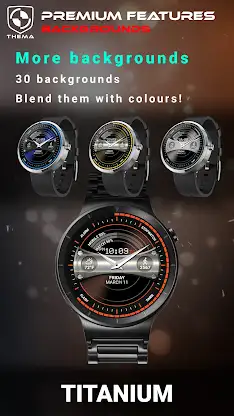 Titanium Watch Face screenshot 6