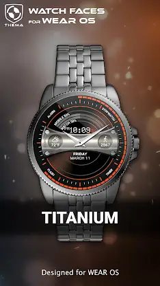 Titanium Watch Face screenshot 1