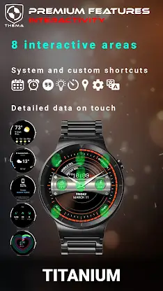 Titanium Watch Face screenshot 3