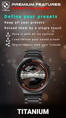 Titanium Watch Face screenshot 5