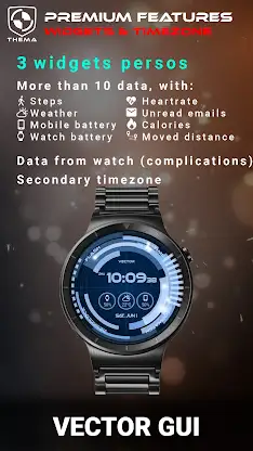 Vector GUI Watch Face screenshot 4
