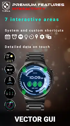Vector GUI Watch Face screenshot 3