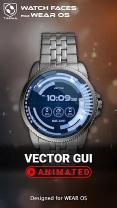 Vector GUI Watch Face screenshot 1