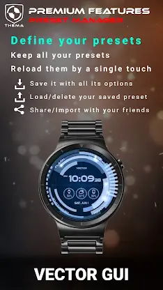 Vector GUI Watch Face screenshot 5
