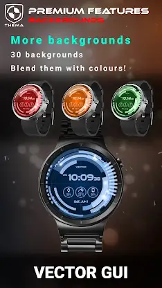 Vector GUI Watch Face screenshot 6