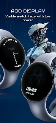 Futuristic Robot Watchface PRO screenshot 5