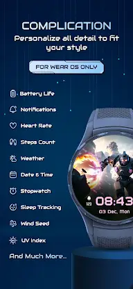 Futuristic Robot Watchface PRO screenshot 3