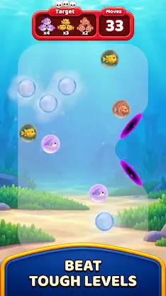 Aquarium Jam Bubble Merge screenshot 3