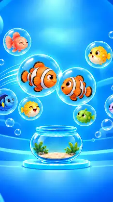 Aquarium Jam Bubble Merge screenshot 7