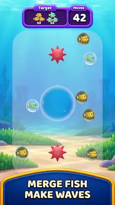 Aquarium Jam Bubble Merge screenshot 1
