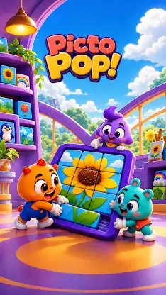Picto Pop Slide Puzzle screenshot 7