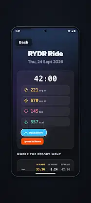 RYDR: Indoor Cycling screenshot 4