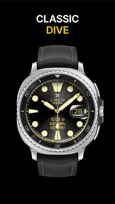 Classic Dive Watch Face screenshot 4