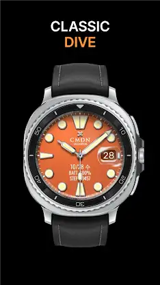 Classic Dive Watch Face screenshot 5