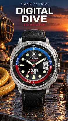 Digital Dive Watch Face screenshot 1