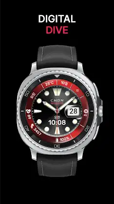 Digital Dive Watch Face Green screenshot 7