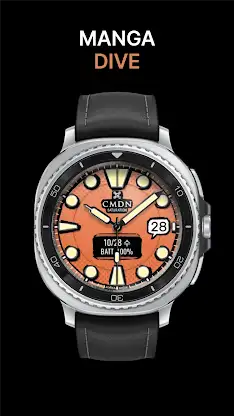 Manga Dive Watch Face screenshot 8