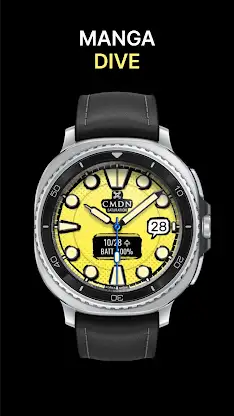 Manga Dive Watch Face screenshot 5
