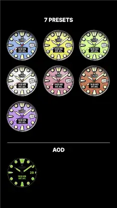 Manga Dive Watch Face screenshot 2