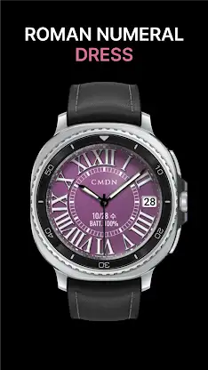 Roman Numeral Dress Watch Face screenshot 8