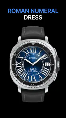 Roman Numeral Dress Watch Face screenshot 4
