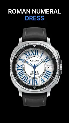 Roman Numeral Dress Watch Face screenshot 6