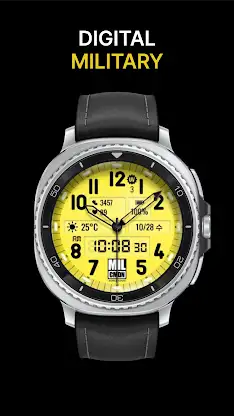Digital Military Watch Face screenshot 6