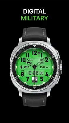 Digital Military Watch Face screenshot 7