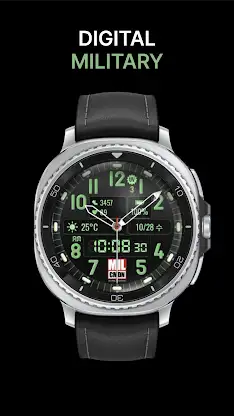 Digital Military Watch Face screenshot 8