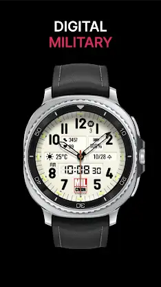 Digital Military Watch Face screenshot 4