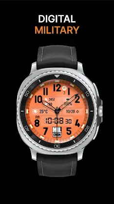 Digital Military Watch Face screenshot 5
