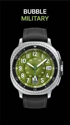 Inflated Military Watch Face screenshot 4