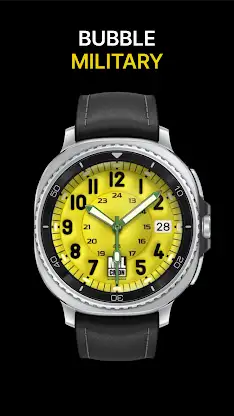 Inflated Military Watch Face screenshot 6