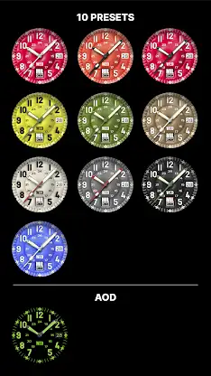 Inflated Military Watch Face screenshot 2