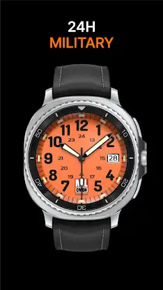 24H Military Watch Face screenshot 6