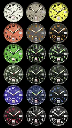 24H Military Watch Face screenshot 2