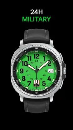 24H Military Watch Face screenshot 4