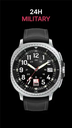24H Military Watch Face screenshot 3